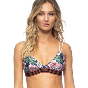 BNWT Tavik Beck Banded Triangle Bikini Top
